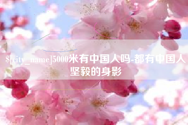 赤峰5000米有中国人吗-都有中国人坚毅的身影