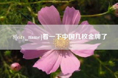 赤峰看一下中国几枚金牌了