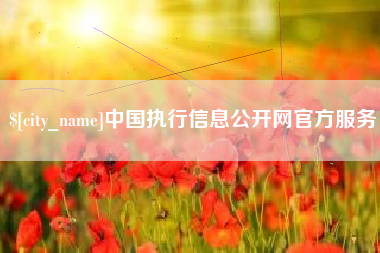赤峰中国执行信息公开网官方服务