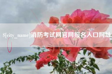 赤峰消防考试网官网报名入口网址