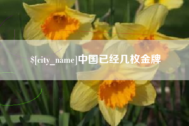 赤峰中国已经几枚金牌