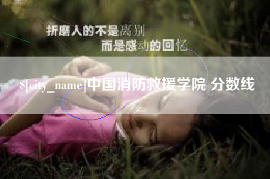 赤峰中国消防救援学院 分数线