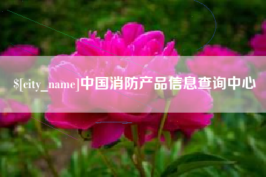 赤峰中国消防产品信息查询中心