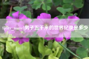 赤峰男子五千米的世界纪录是多少