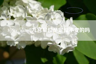 赤峰九宫星位是定位不变的吗