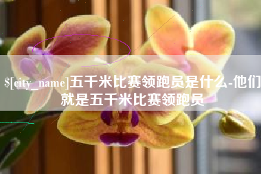 赤峰五千米比赛领跑员是什么-他们就是五千米比赛领跑员