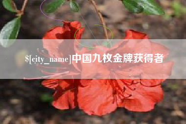 赤峰中国九枚金牌获得者