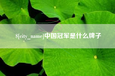 赤峰中国冠军是什么牌子