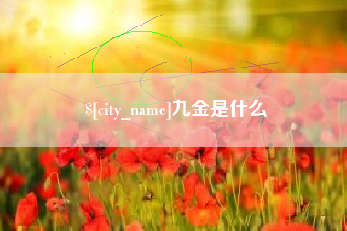 赤峰九金是什么