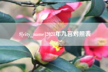 赤峰2021年九宫对照表