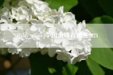 赤峰中国金牌有哪些2021