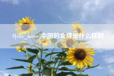 赤峰中国的金牌是什么样的