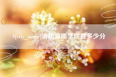 赤峰消防救援学院要多少分